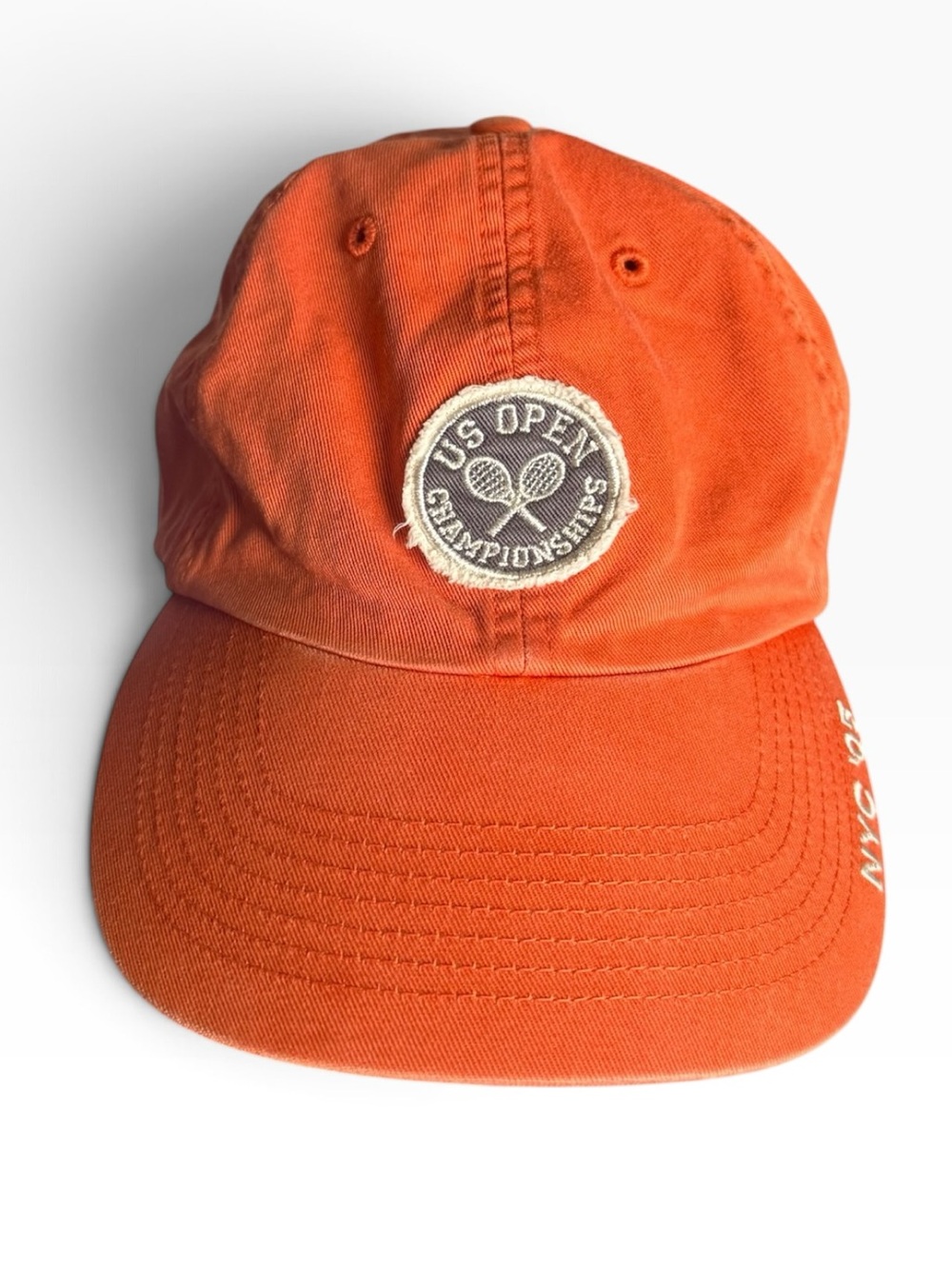 VTG 2005 US Open Tennis Championship Hat Orange Twins Enterprise NYC
